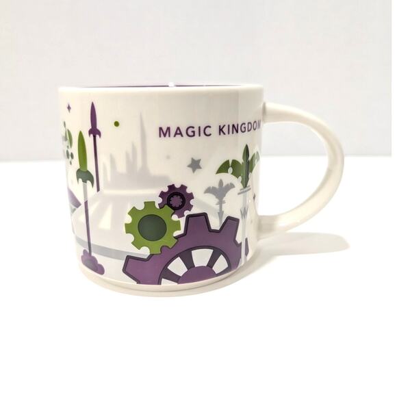 Starbucks Coffee Mug Magic Kingdom 'You Are Here' 14oz No Box - Picture 1 of 9